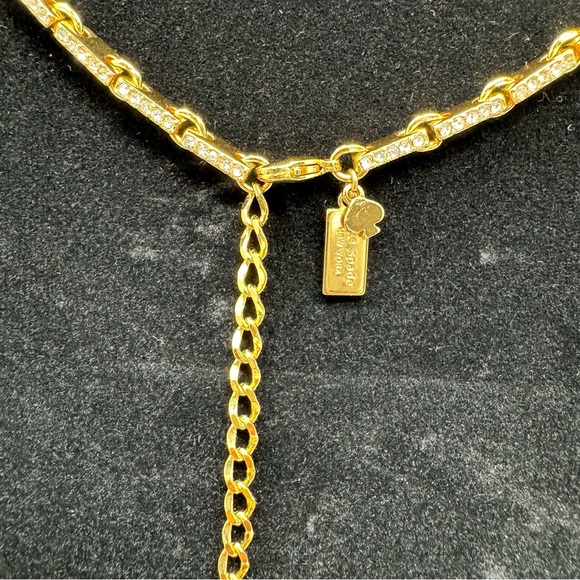 Kate Spade At First Blush Flower Necklace Crystal Stunning wedding - Picture 5 of 5